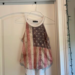 American Flag Tank Top